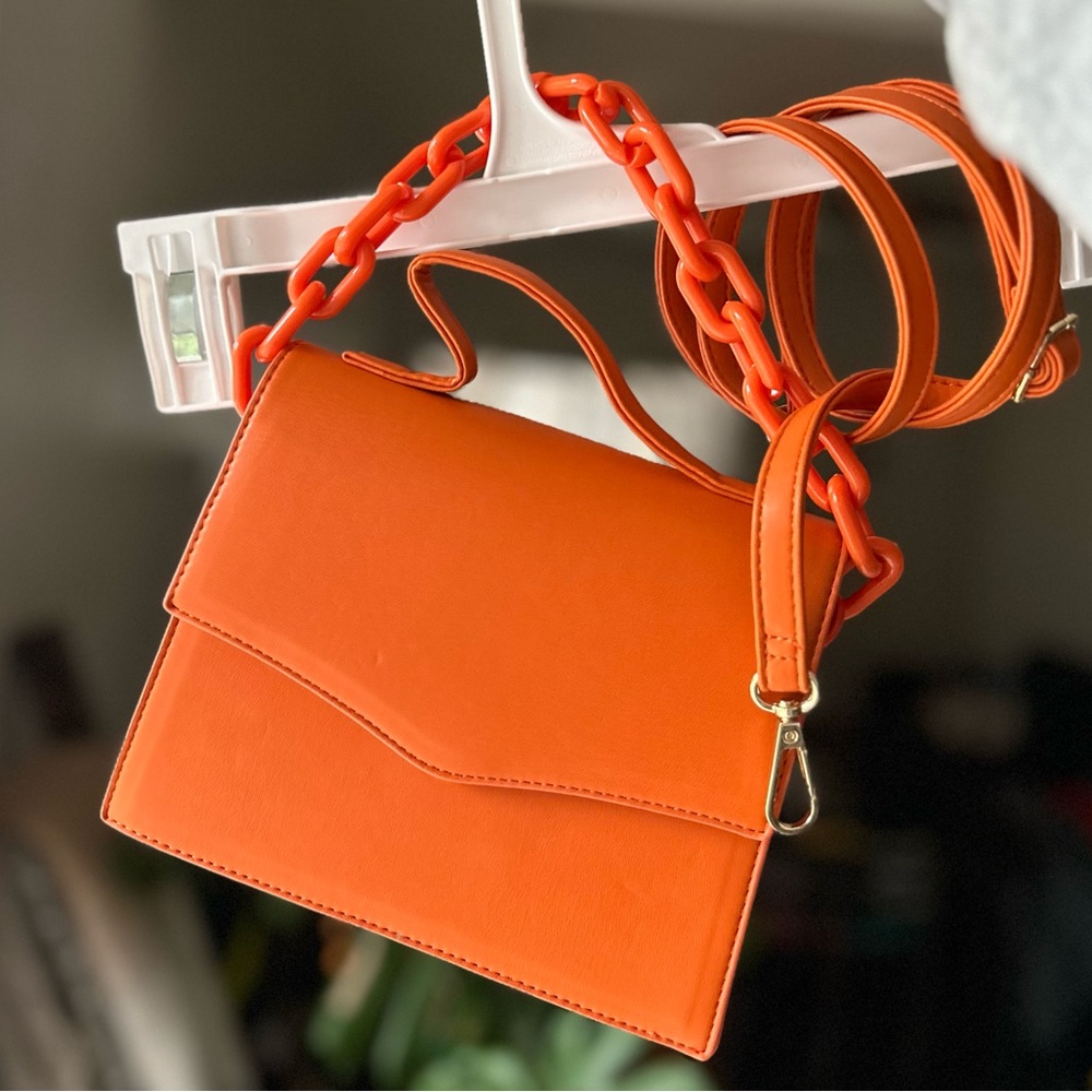 Mini orange handbag